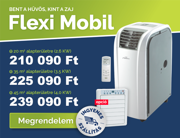 Flexi Mobilklíma árak és alapterület