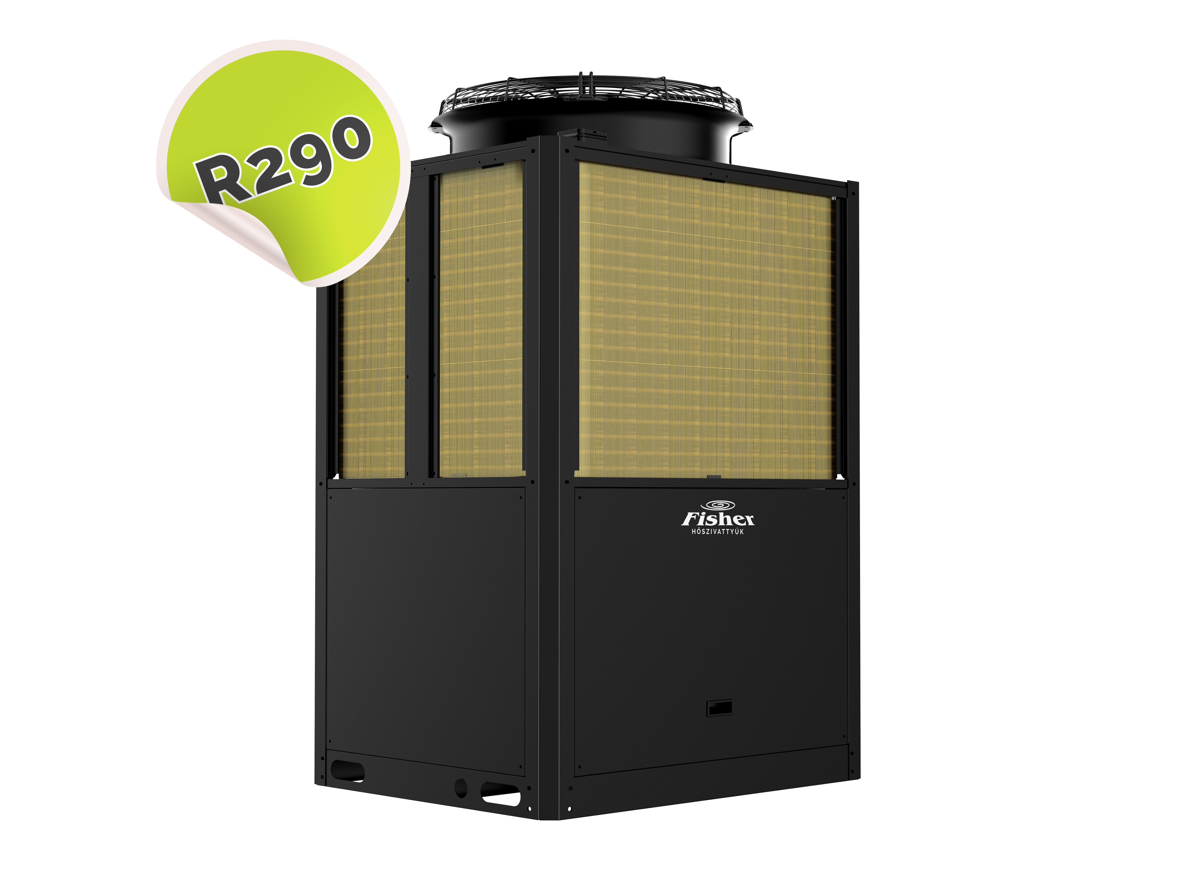 Fisher R290 Levegő-víz monoblokk kereskedelmi hőszivattyú 42kW
