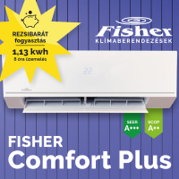 Fisher Comfort Plus 3,5kW inverteres split klíma, beltéri egység (2023)